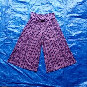 Mossimo Supply Co. Purple Geometric Pants